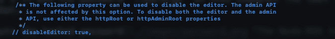 The setting file before turning off the editor The setting file before turning off the editor